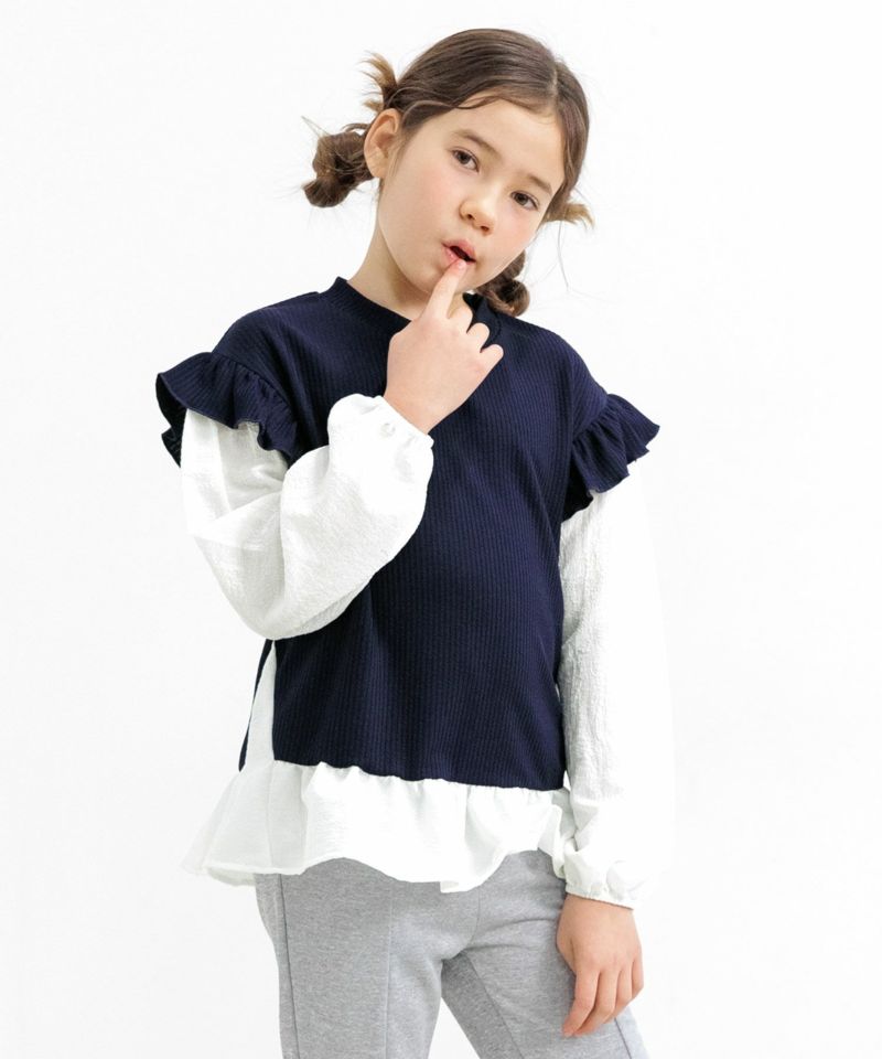 25年SS新色】レイヤード風トップス | 子供服Bee