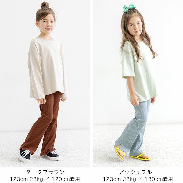 ハンドメイド子供袋　フレアシャツ、フリルパンツ120 ハンドメイド子供袋フレアシャツ、フリルパンツ120