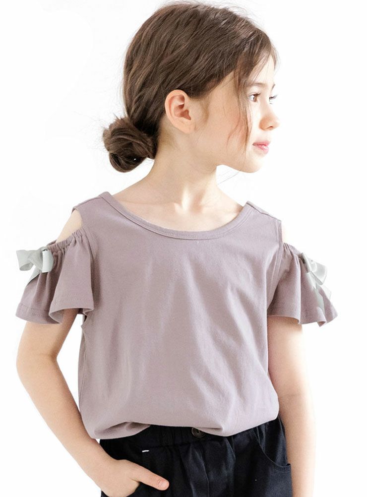 25年SS新色】オフショルトップス | 子供服Bee