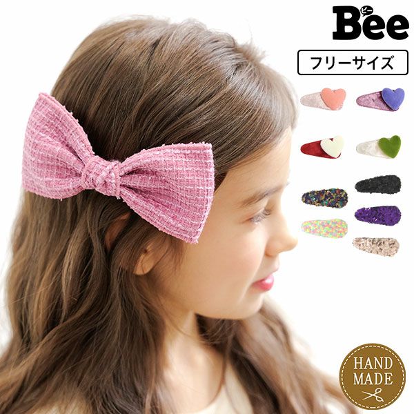 リボンヘアピン