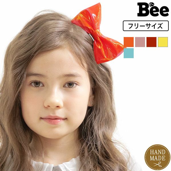 リボンヘアクリップ