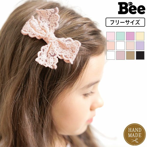 リボンヘアクリップ