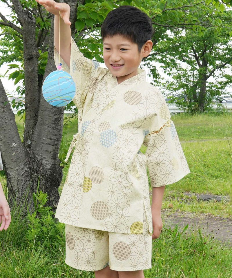 バイカラー甚平　くすみブルー/ネイビー　150cm 000000002196-29-l.jpg?t=